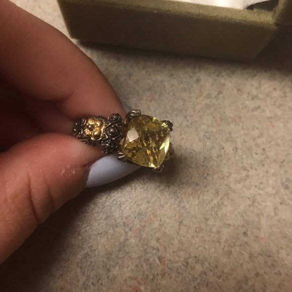 Barbara Bixby Lemon Citrine Ring 18K Gold - Picture 5 of 8